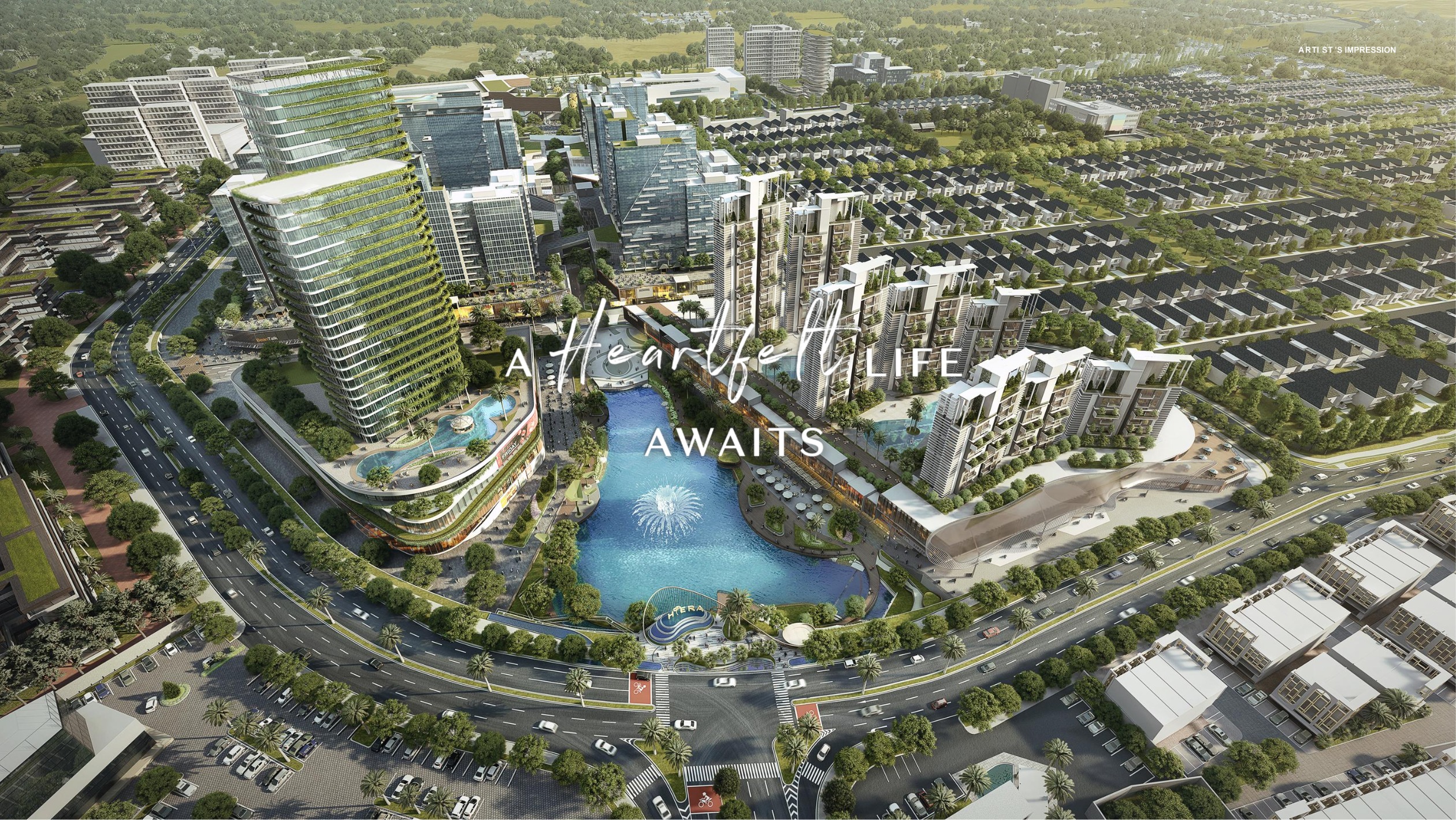 Master plan hiera bsd city perumahan modern jepang