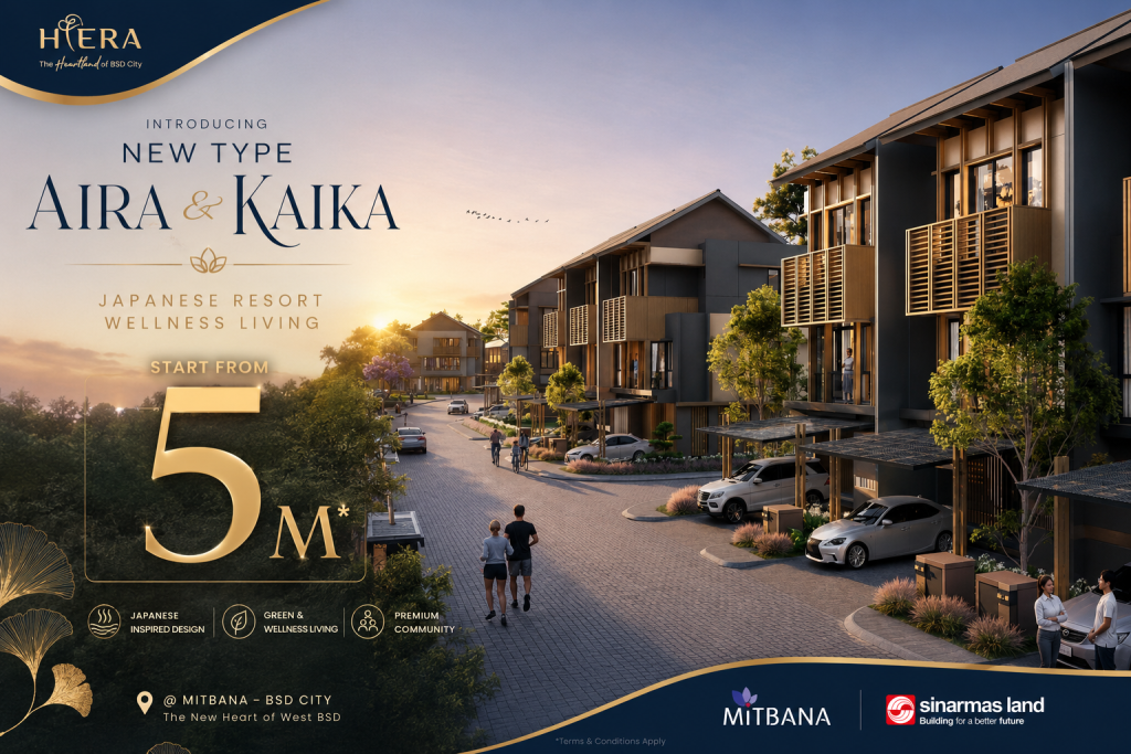Promo Hiera bsd city new type Aira-Kaika